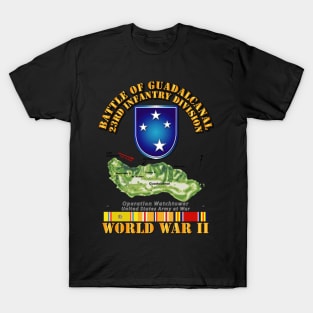 Army - 23rd Infantry Division - WWII - Guadalcanal T-Shirt